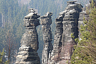 Herkules-S�ulen im Bielatal